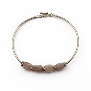 Silpada Rose Quartz flexible choker